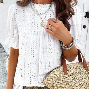 NWT Lace Loose Fit Blouse